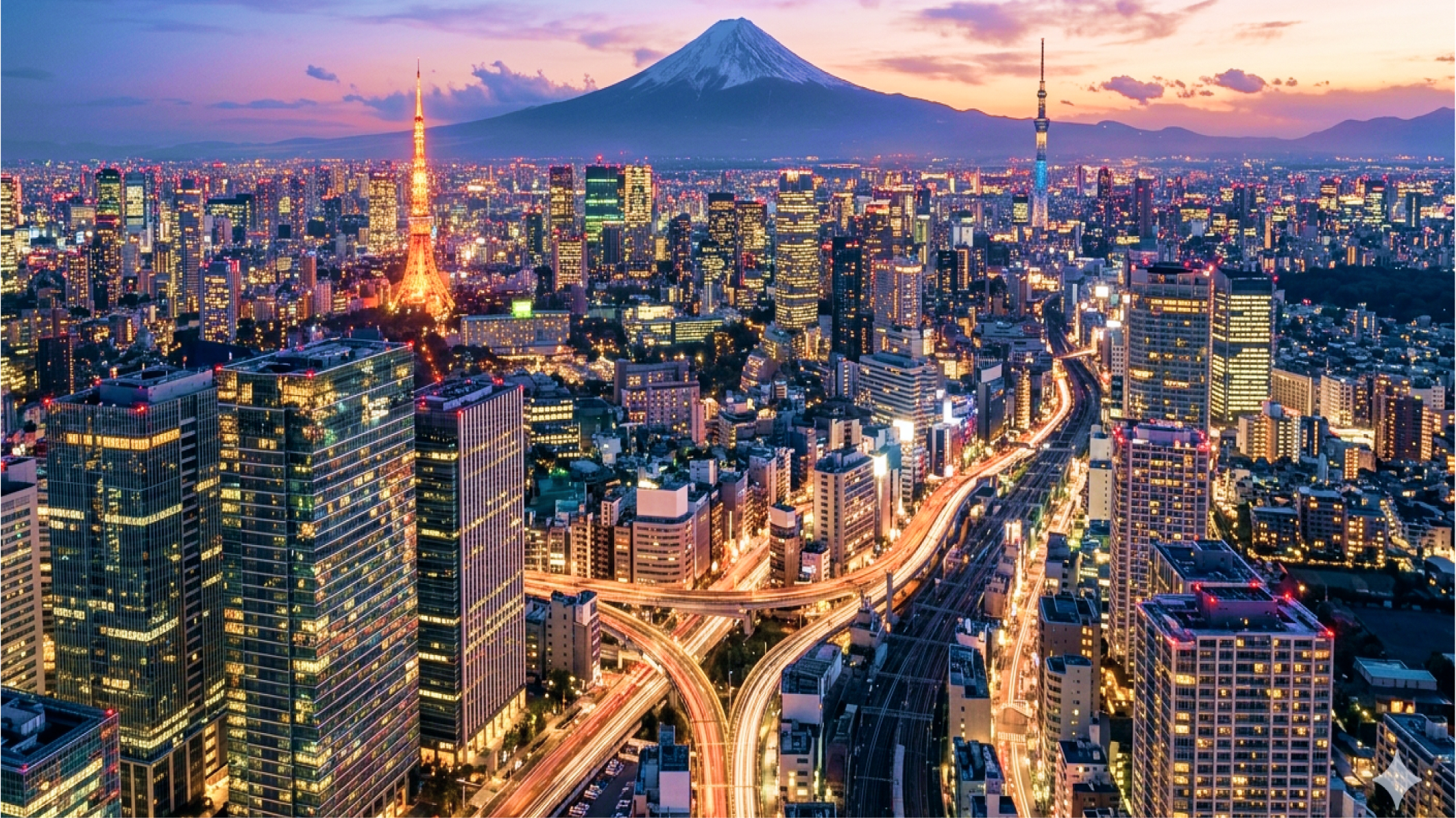 Tokyo skyline for Japan program insight