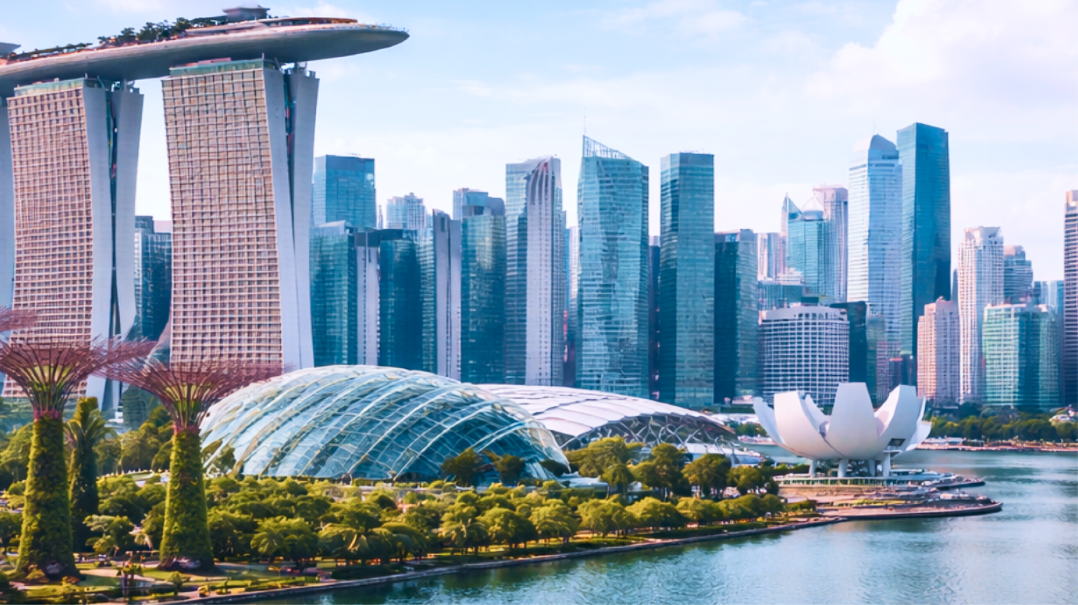 Singapore skyline for city solution insight